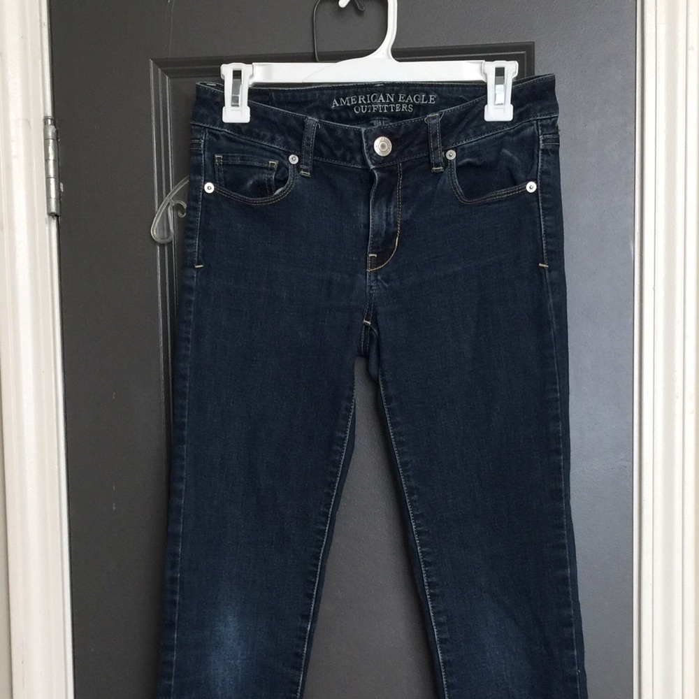AEO Long Super Skinny Straight Leg Jeans